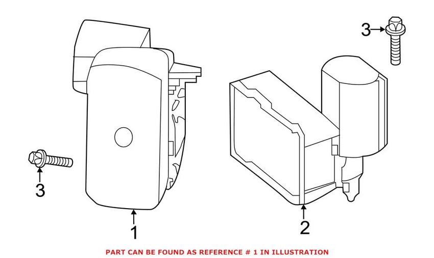 Mercedes Suspension Ride Height Sensor - Front 0009057802